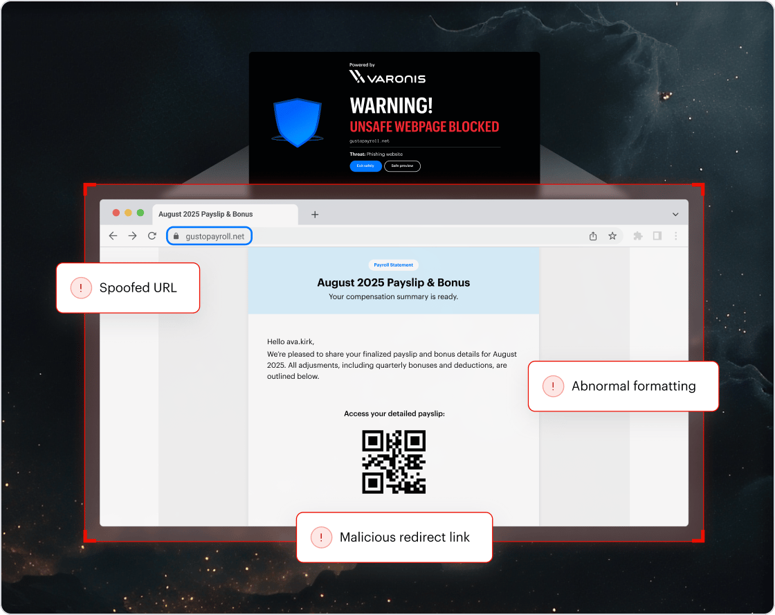 Unseen threats illustration