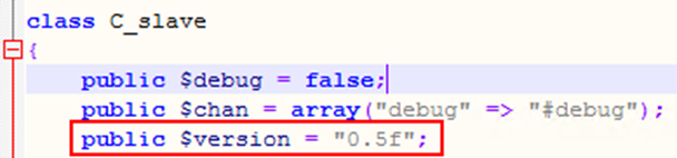 il semble que le malware ait plusieurs versions