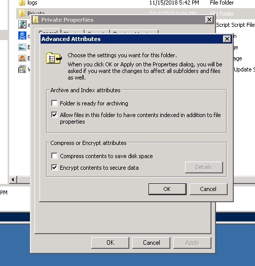 And Along Came File Encryption
