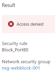 résultat ip flow verify 