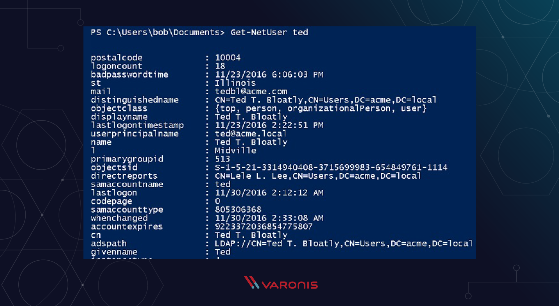 PowerShell coding screenshot