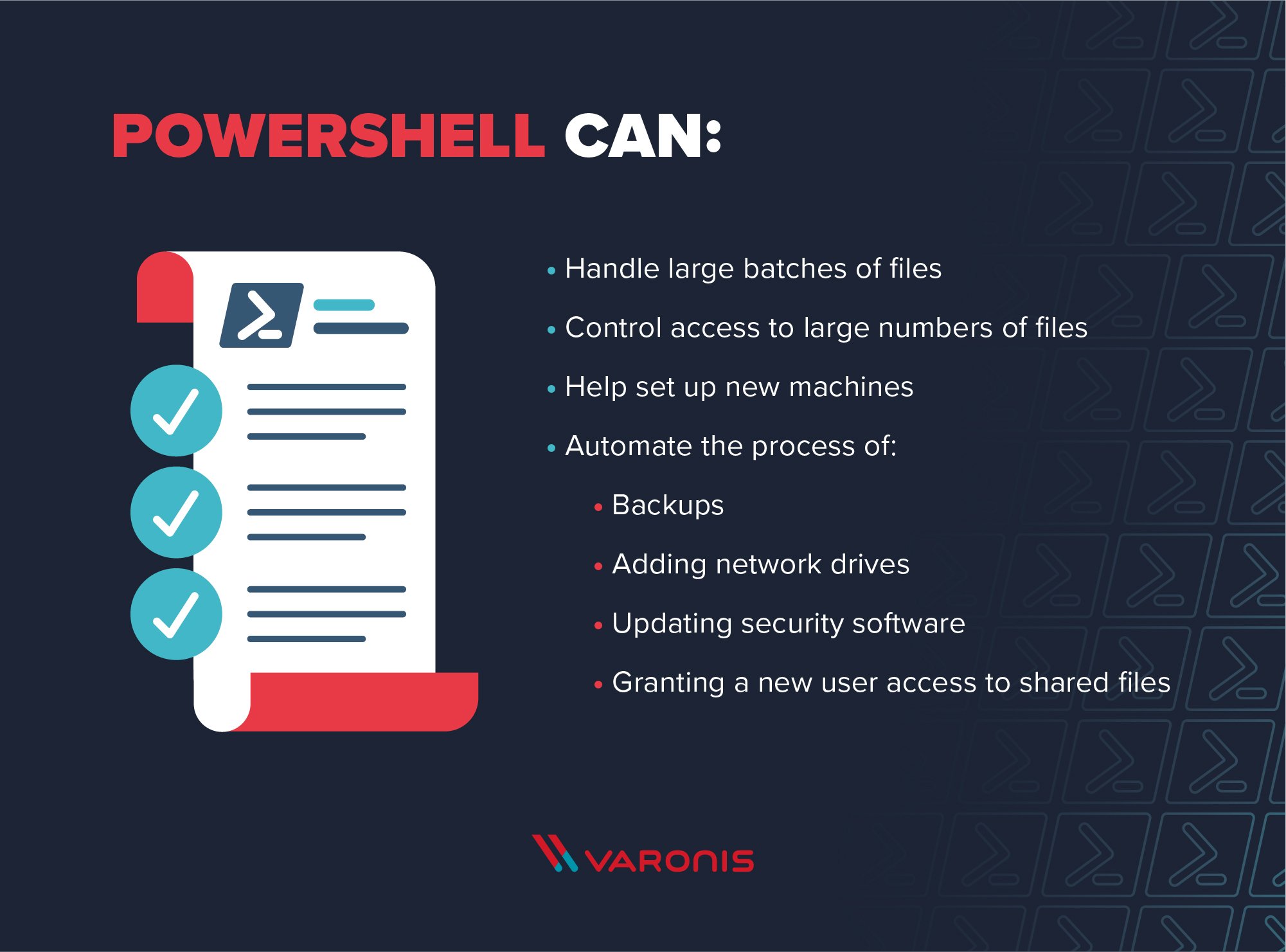 PowerShell scripting for beginners image of what PowerShell can do