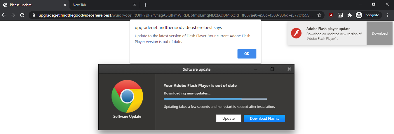 Malware trend report - November fake adobe flash update