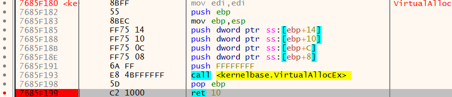 virtual alloc breakpoint