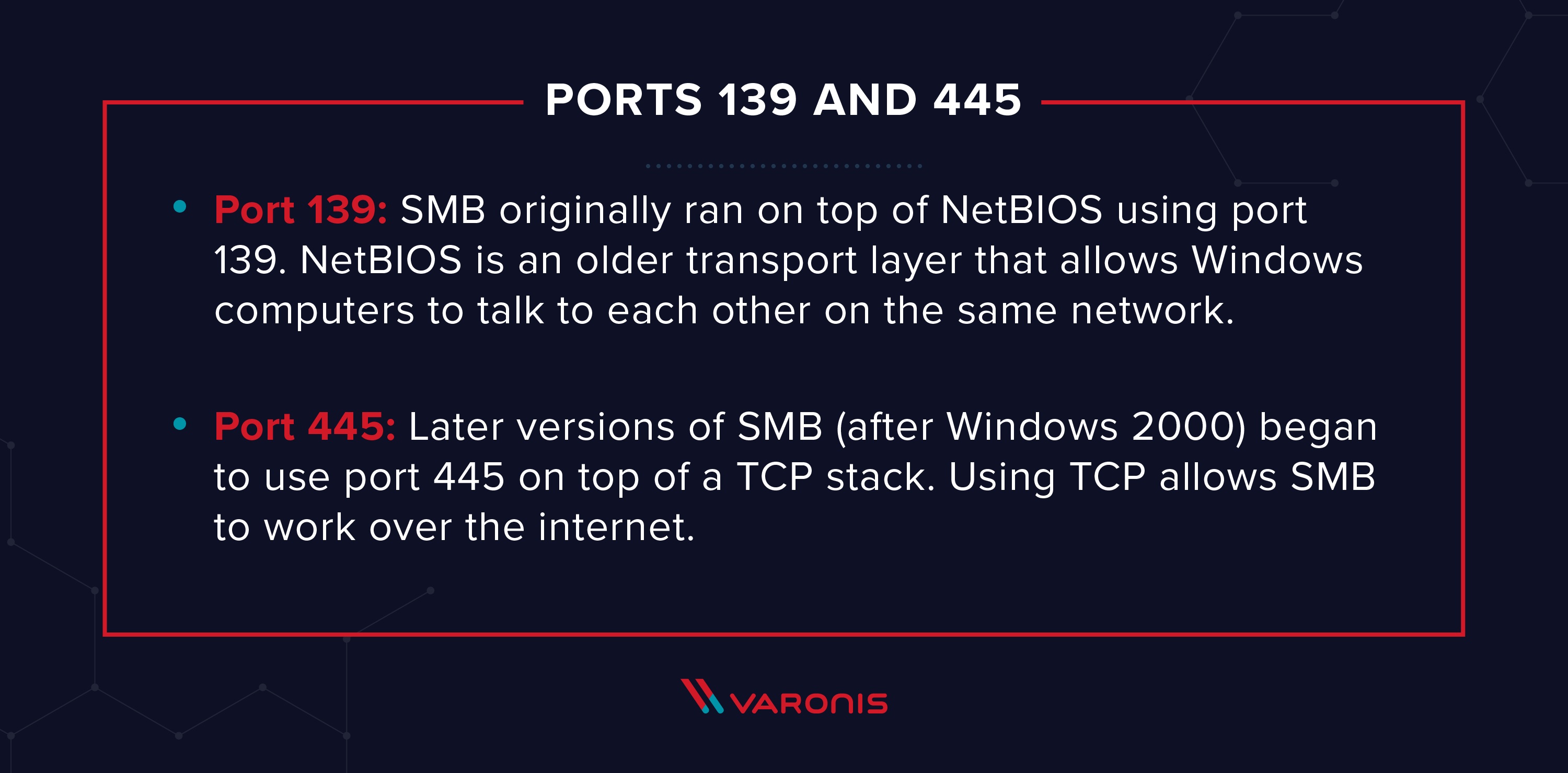 Was ist ein SMB-Port und Erklärung der Ports 445 und 139