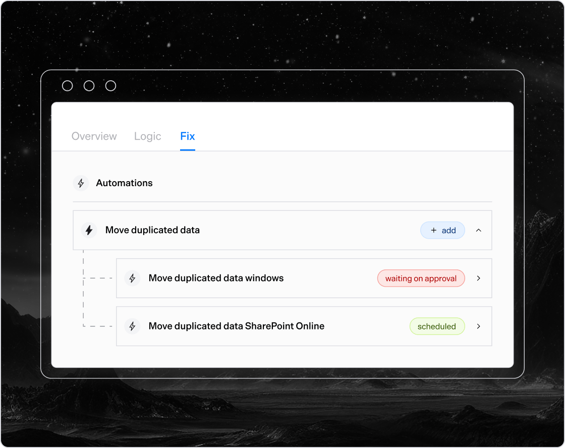Complete lifecycle automation screen illustration