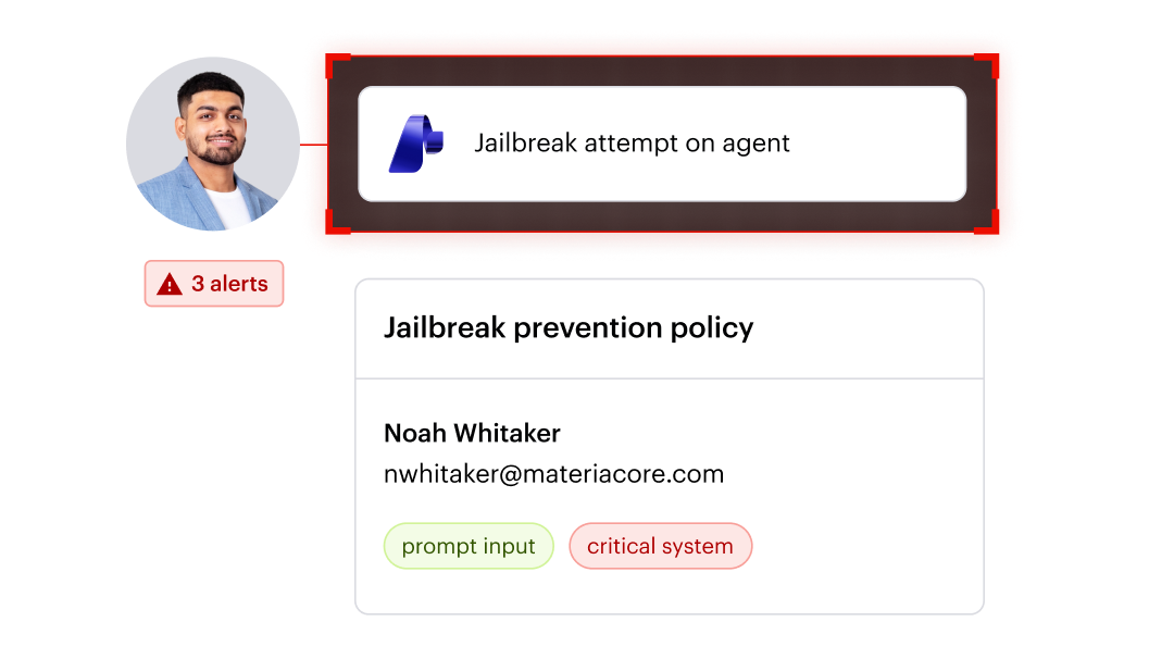 AI detection & response illustration