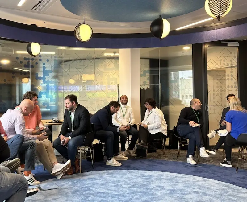 Group discussion in France offices