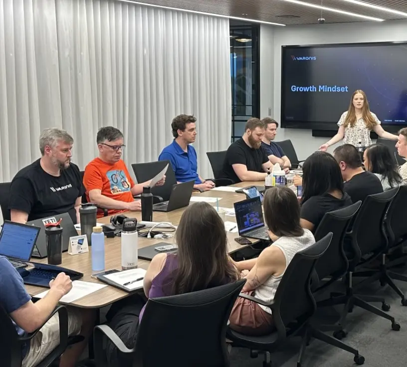 Team meeting in Raleigh offices