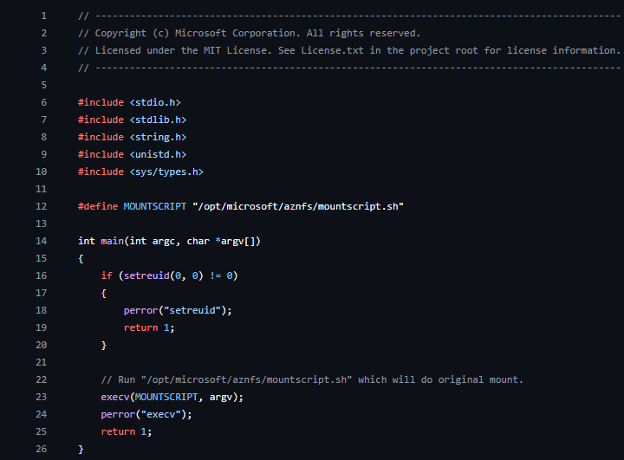 AZNFS Code