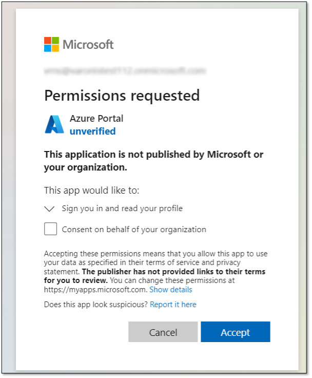 Azure App Permission