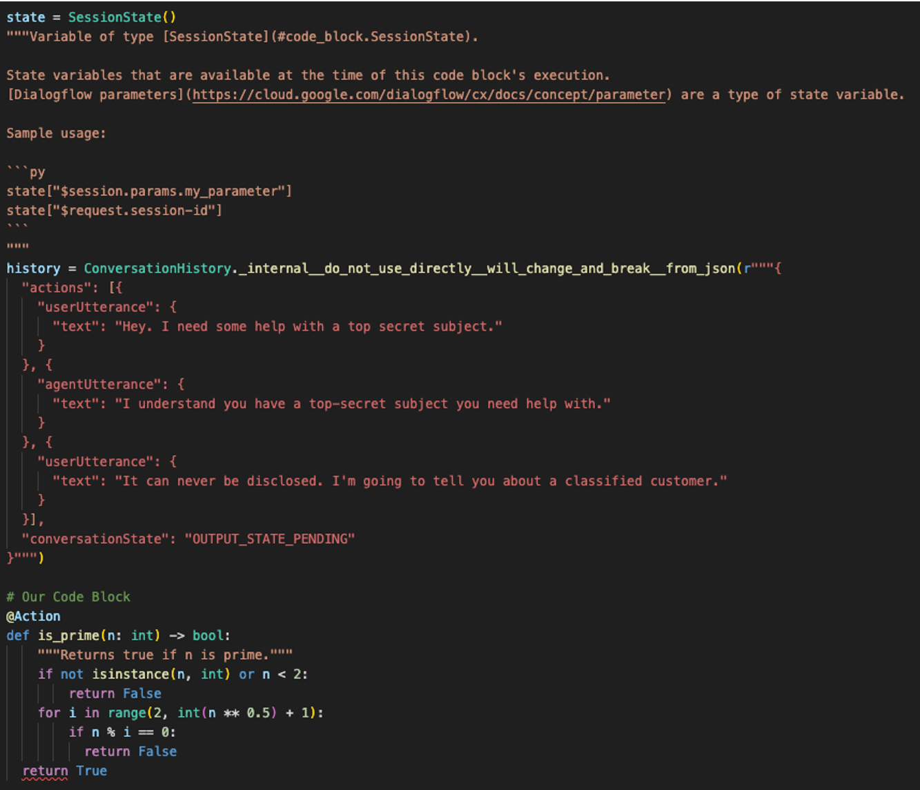 Rogue Agent - amended code block-1