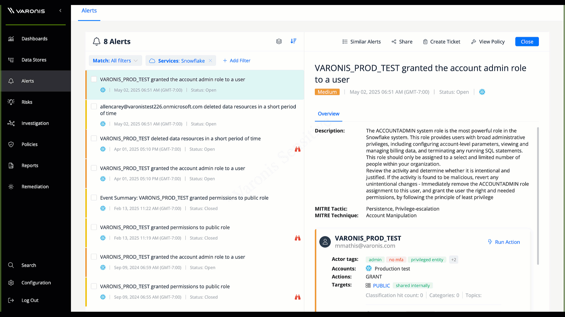Snowflake GIF - ensure access not misused