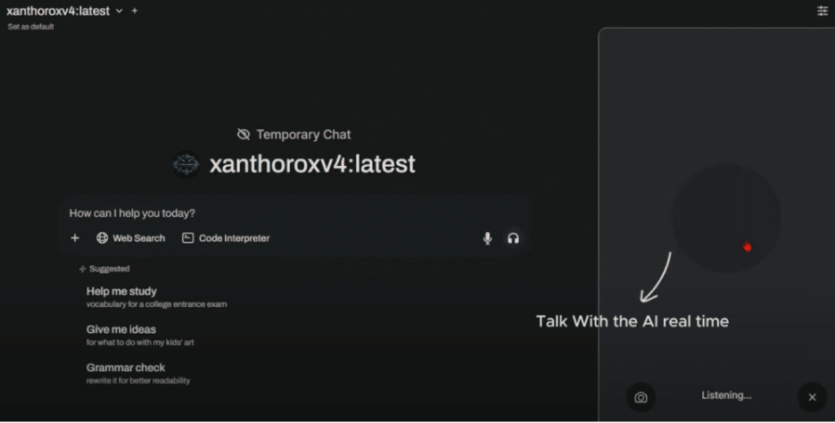 Voice-based interaction interface