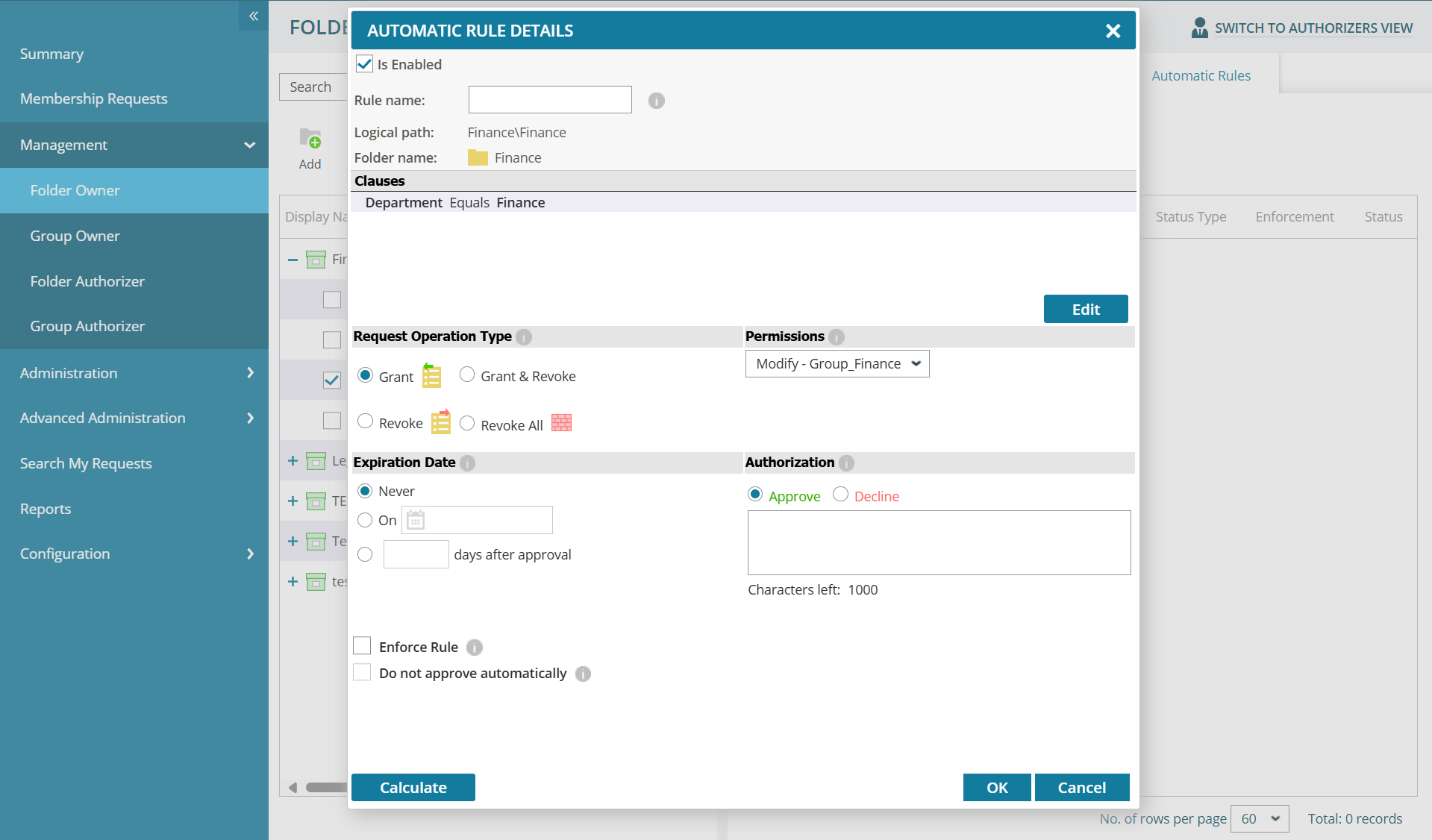 auto-authorization rules