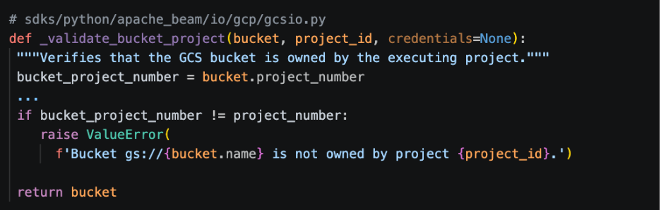 Layer 1 - GCP Dataflow Vulnerability