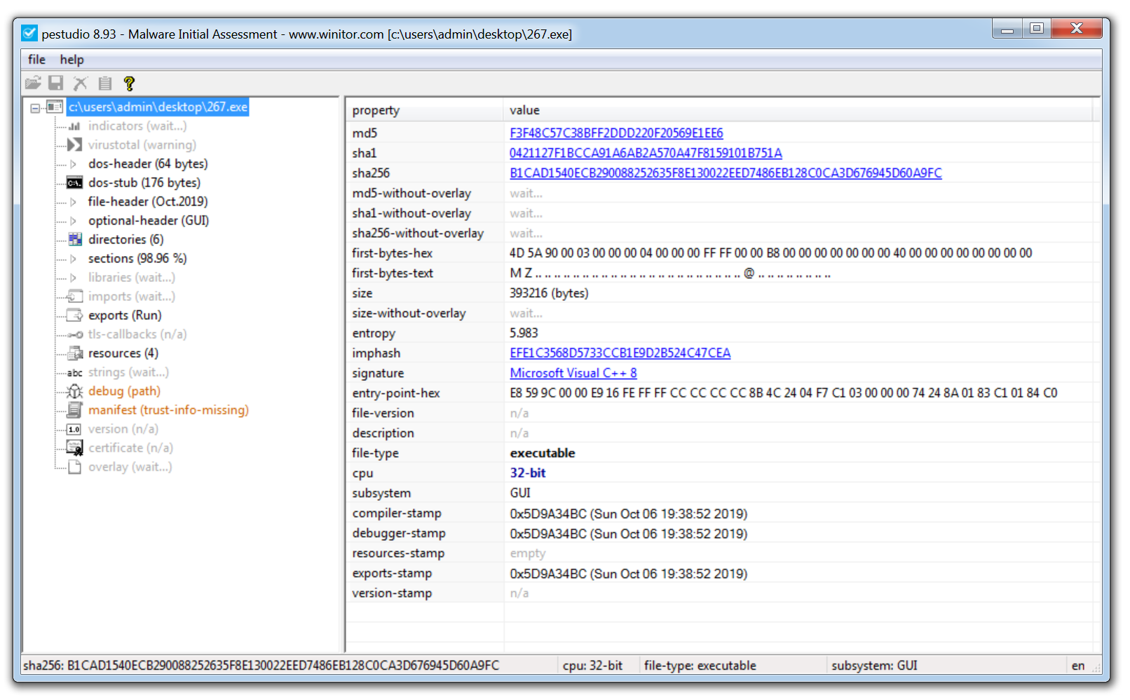 pestudio